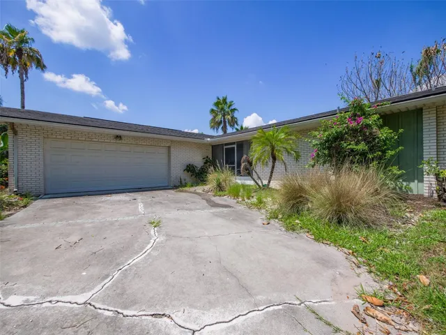 Driveway and garage approach