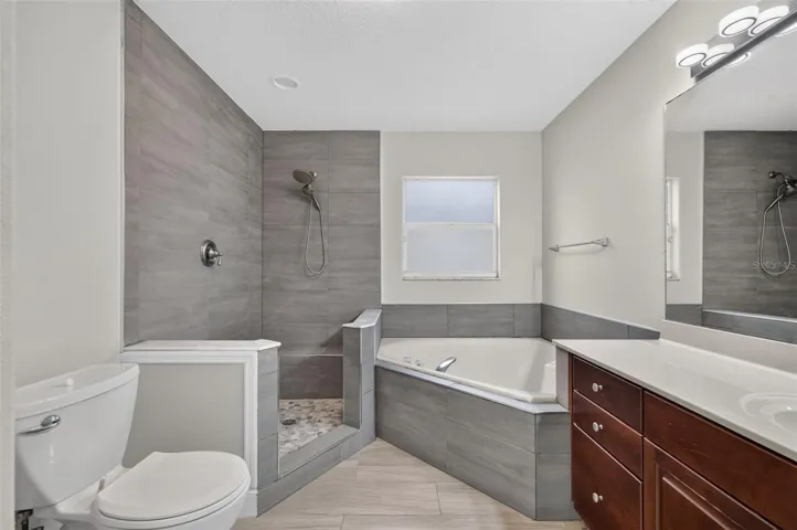 Master shower and garden