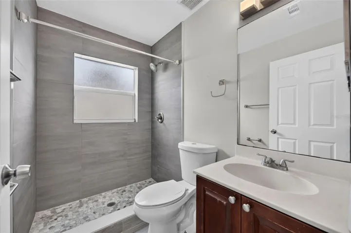 Hall bathroom with Shower