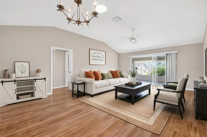Living and Dining Rooms - Virtually Staged
