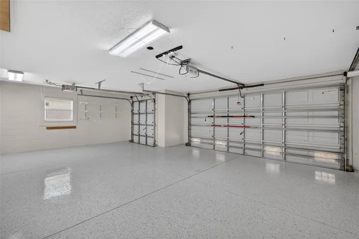 Expansive 669sf Two Car + Golf Cart Garage!