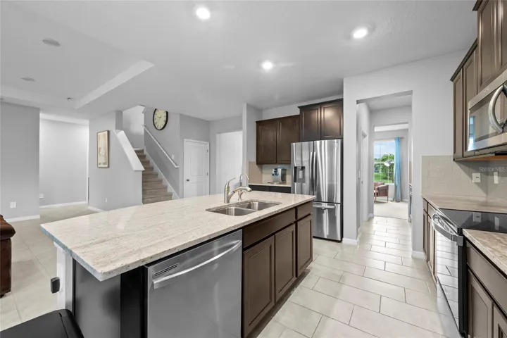 Kitchen with Stainless Steel Appliances
