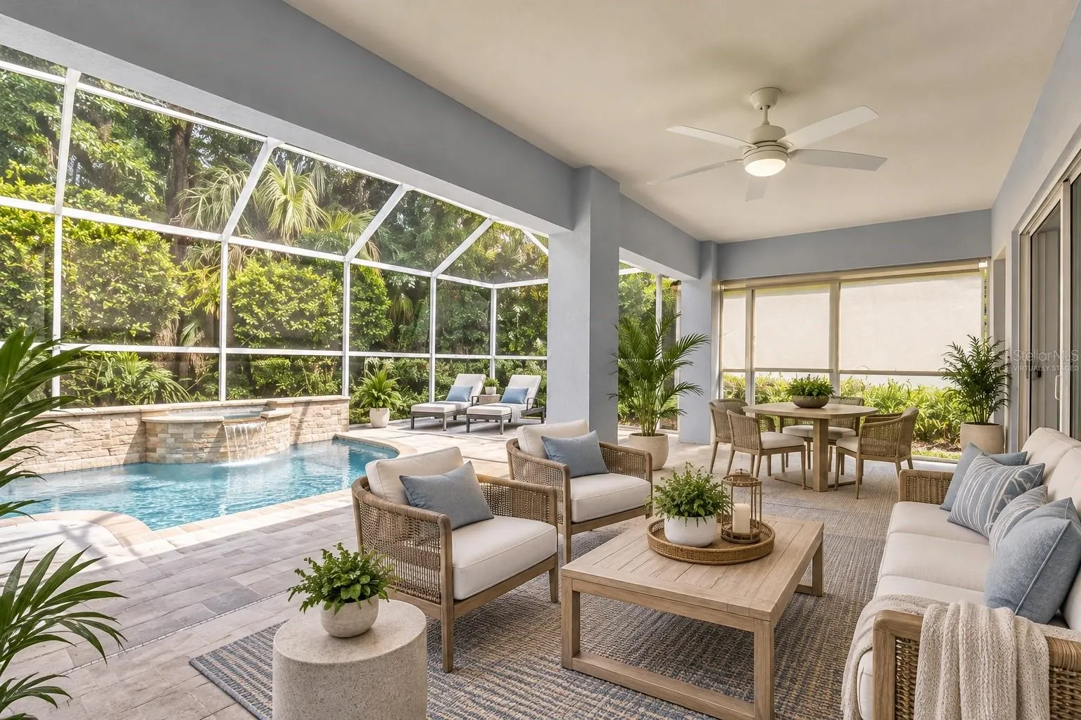 Virtually Staged Patio