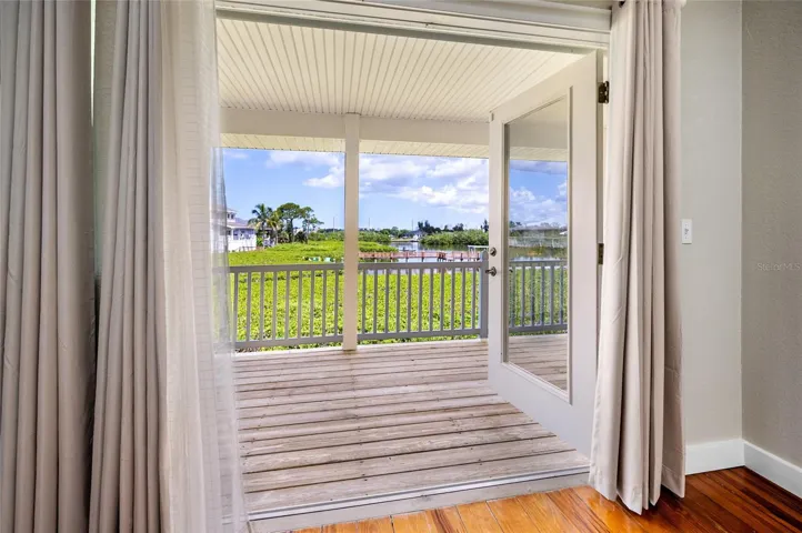 Deck access from living room