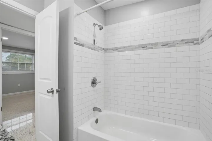 Tiled Shower Bath