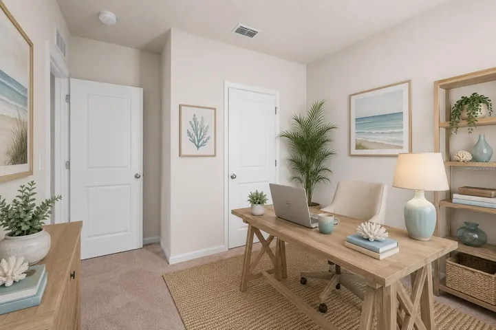 Virtually staged photo