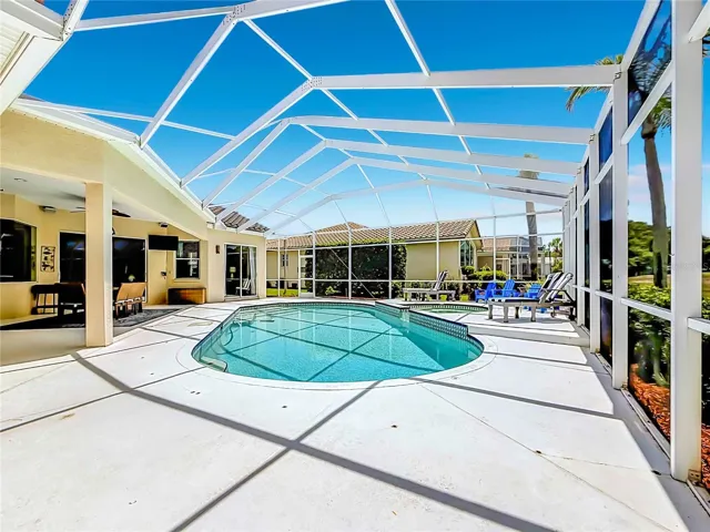 Outdoor Living and Pool Area