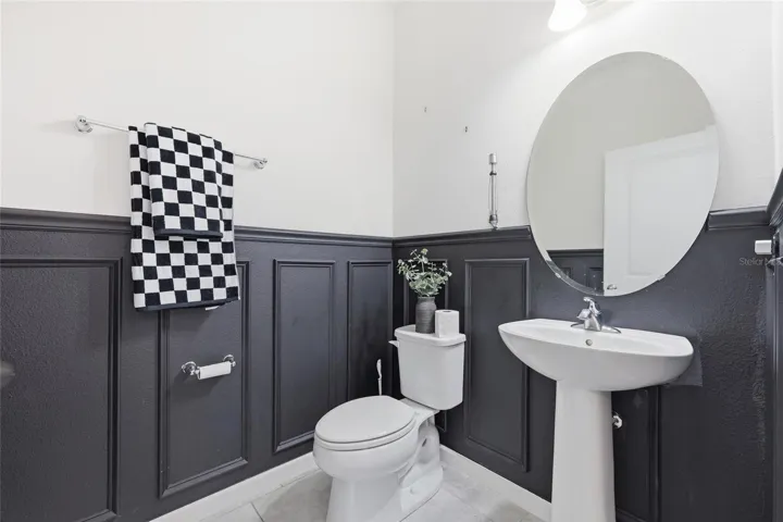 1st floor powder bath