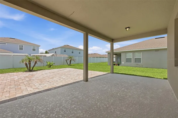 Covered patio