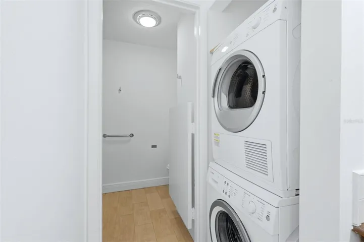 LAUNDRY IN PRIMARY BEDROOM