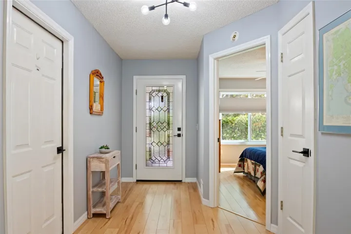Beautiful front led glass door.