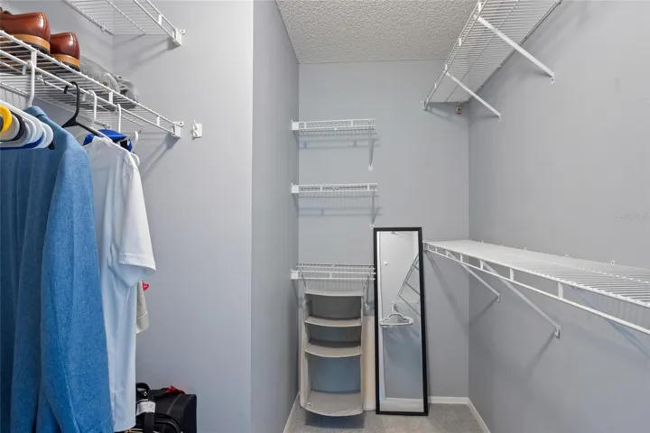 Large master closet