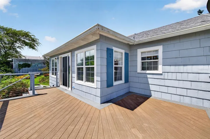Backyard deck
