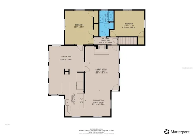 Floor plan level 1