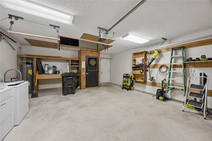 2 Car (4ft extra depth) Garage with shelving
