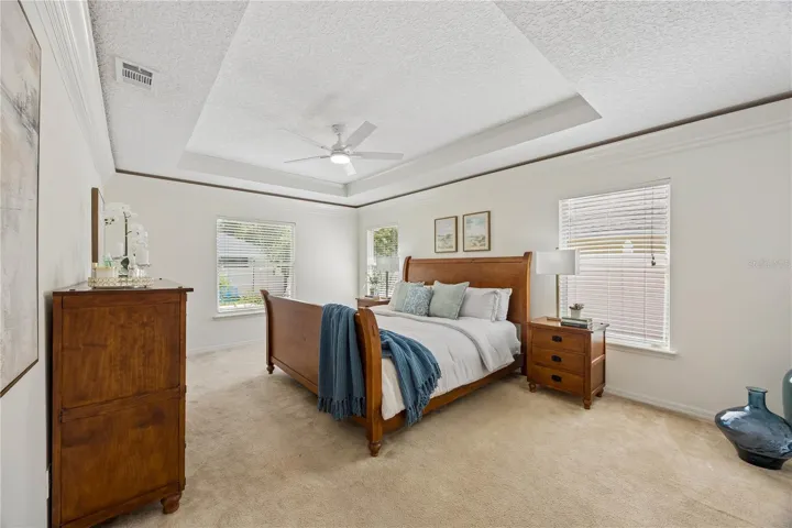 Primary Suite with tray ceiling