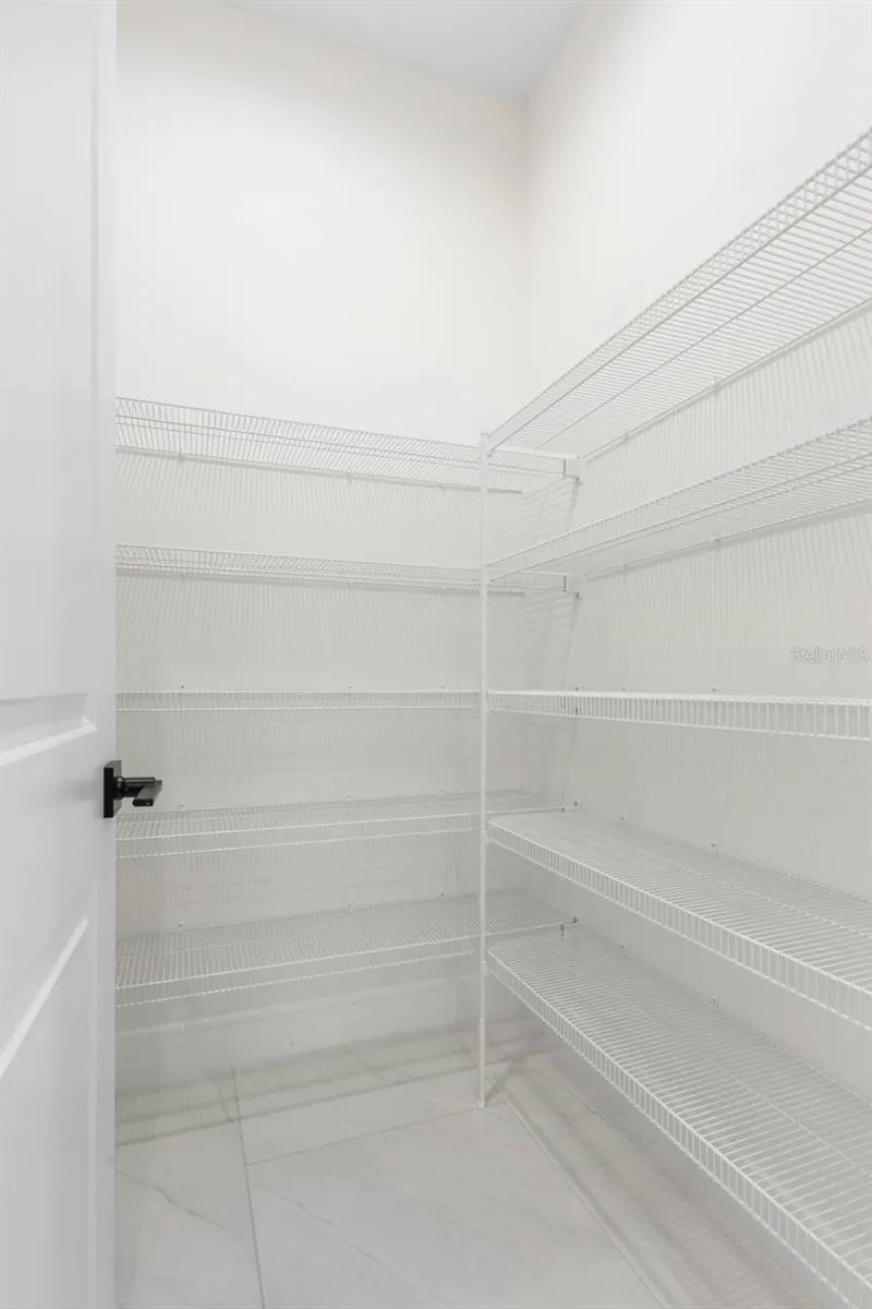 Walk-in Pantry with 10' ceilings