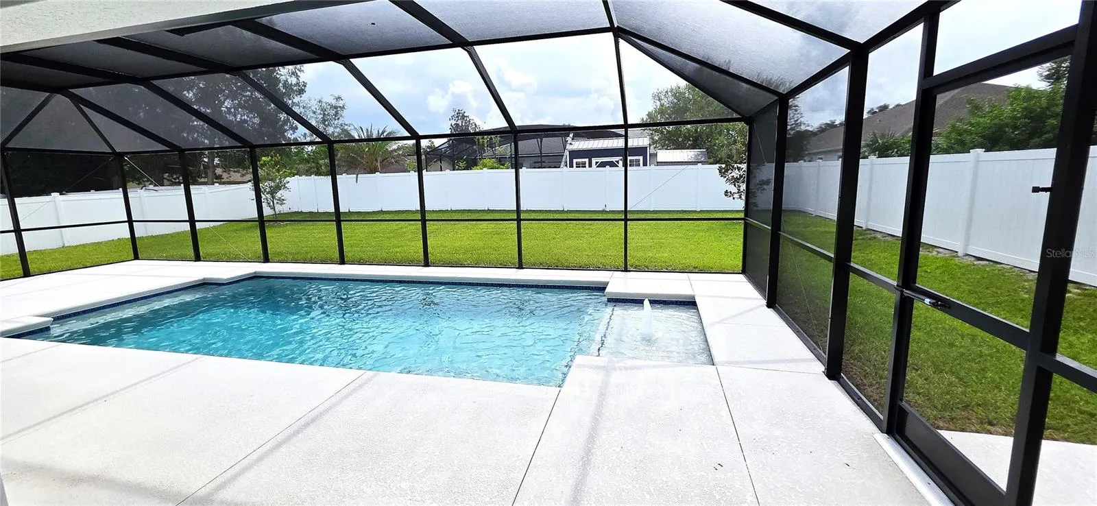 Fully Fenced backyard