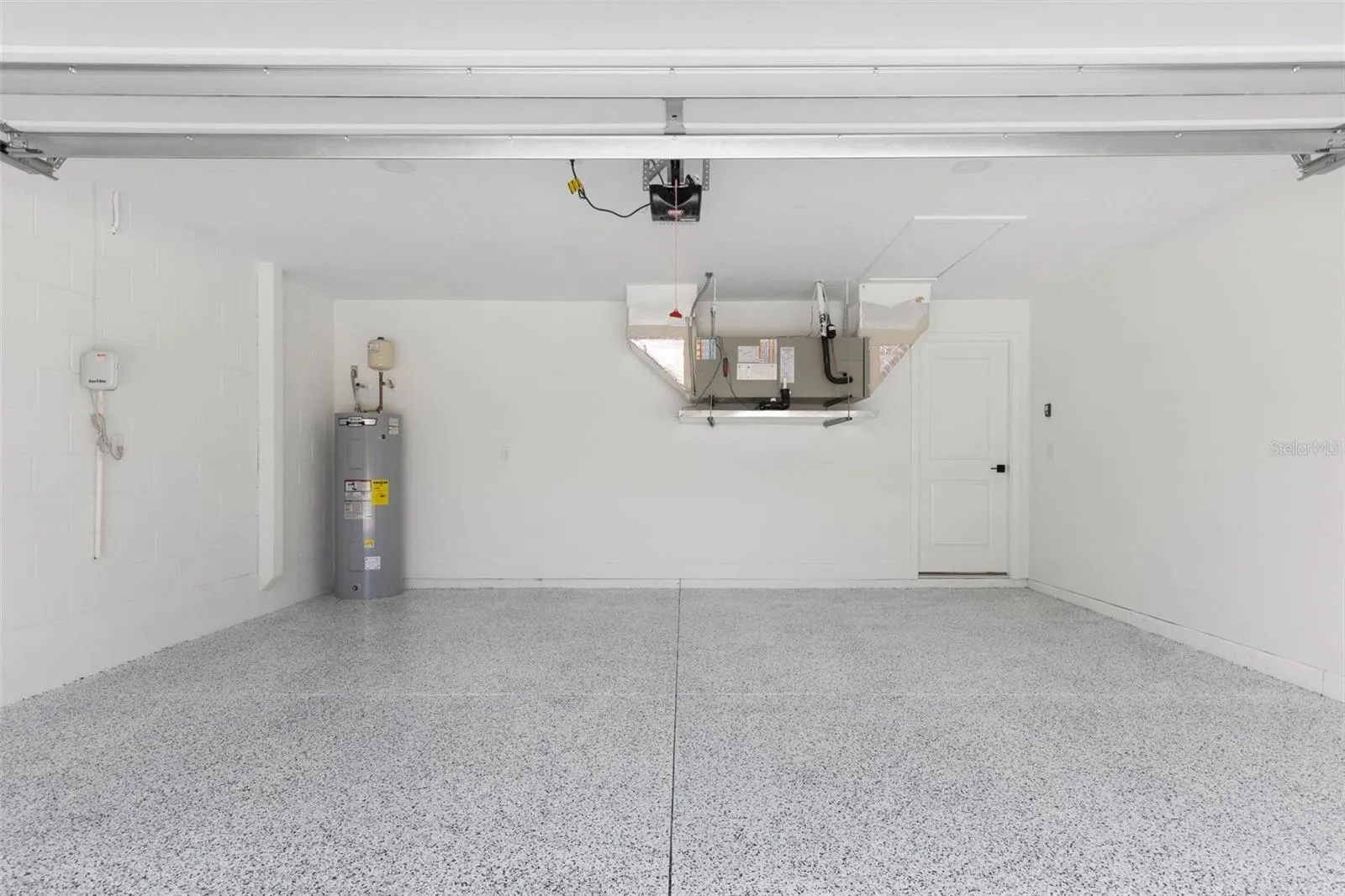 Epoxy finish garage floor