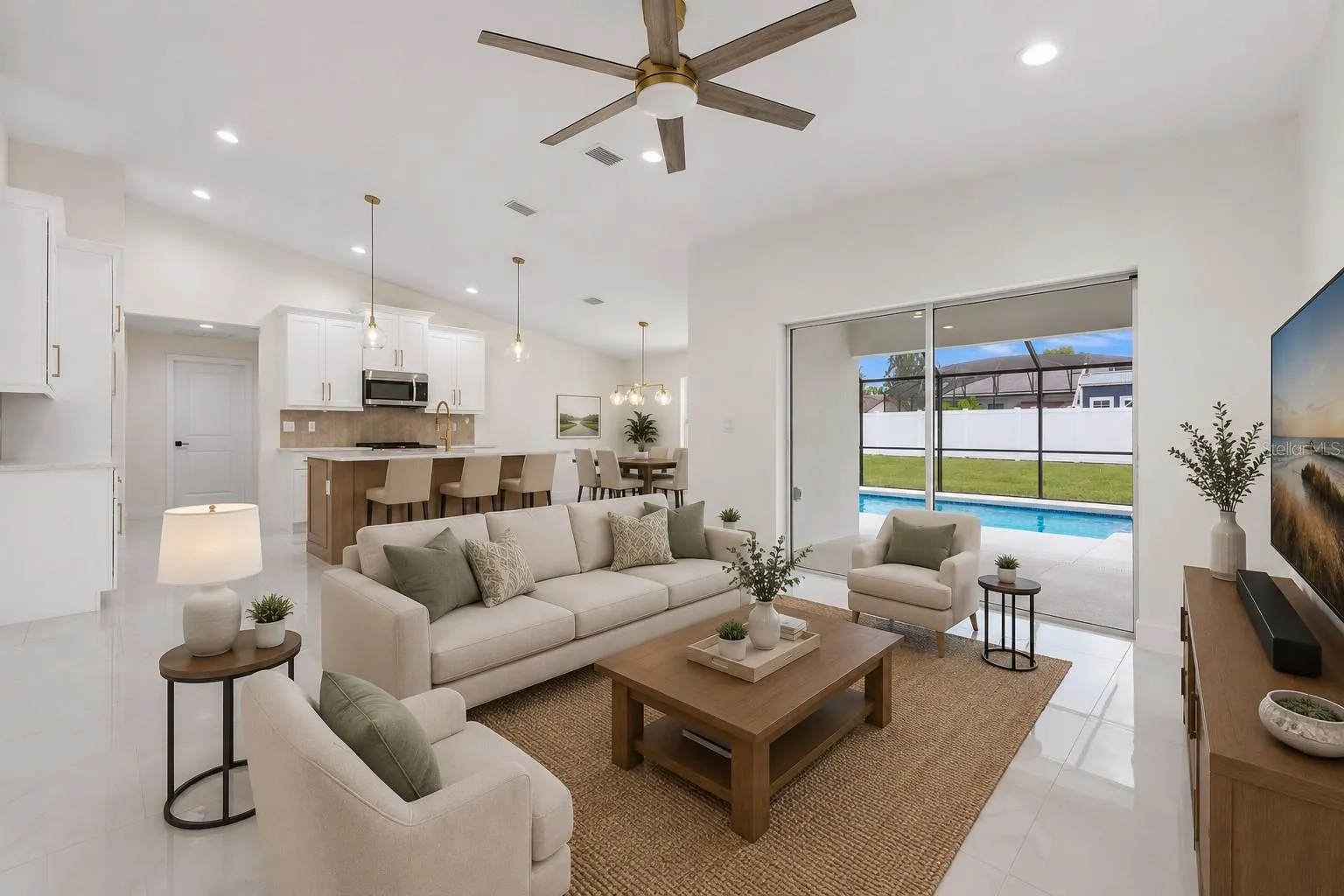 Open floorplan