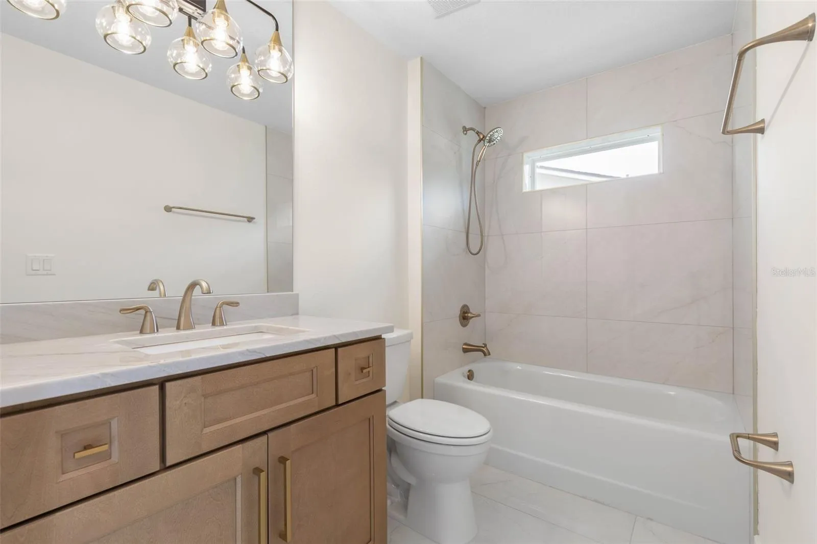 Bath 2, Delta Arvo Two-in-One Shower System, 24 x 48 Porcelain Tile