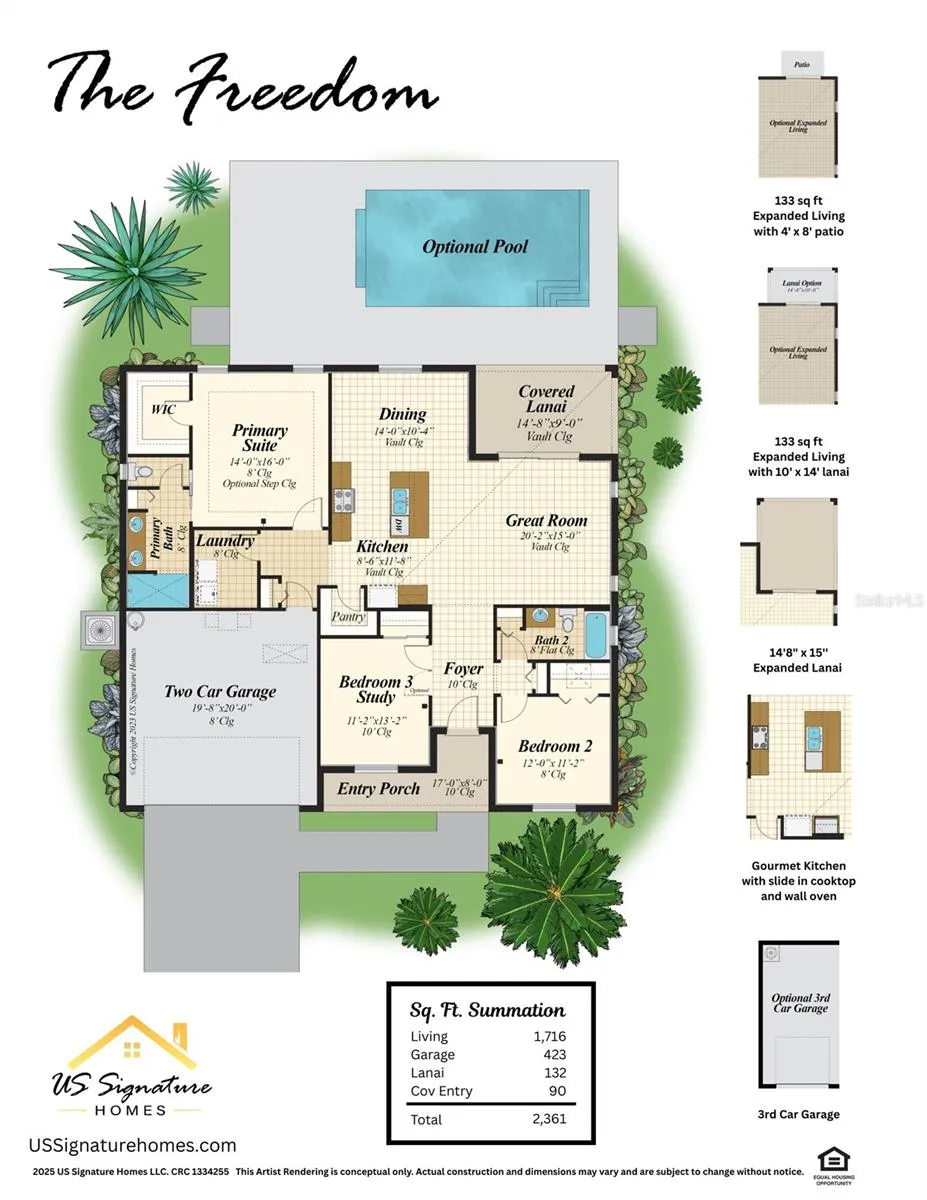 Modern open plan with lots of storage!
