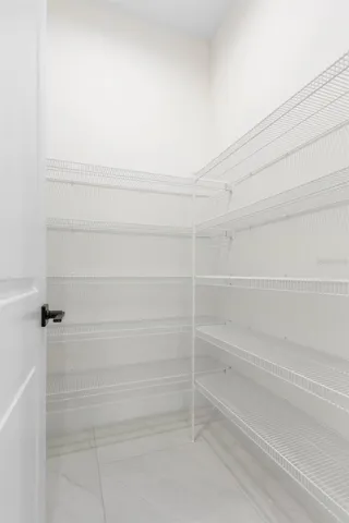 Walk-in Pantry with 10' ceilings