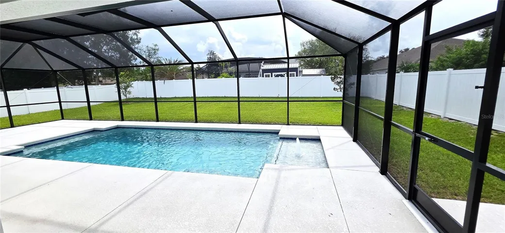 Fully Fenced backyard