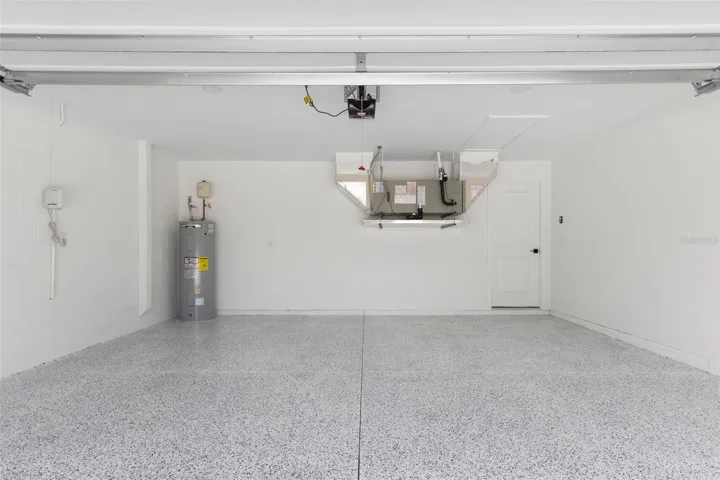 Epoxy finish garage floor