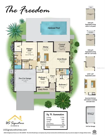 Modern open plan with lots of storage!