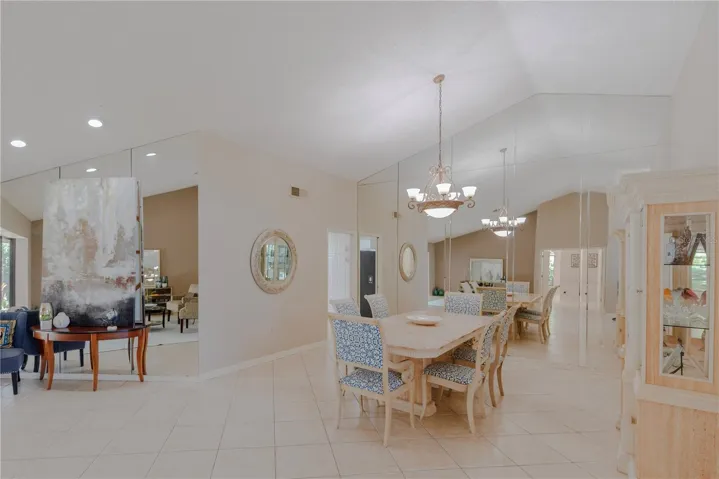 Dining and living room.
