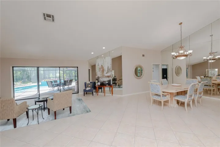 Formal living and dining room.