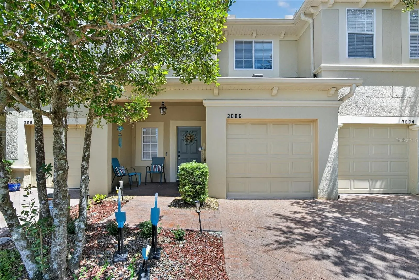Front View of Townhome