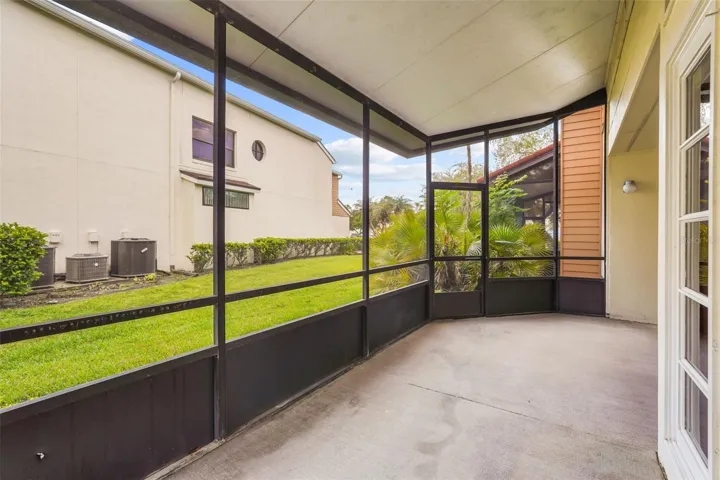Beautiful covered wraparound patio