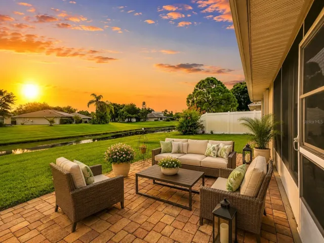 Backyard Waterview - Virtual Twilight