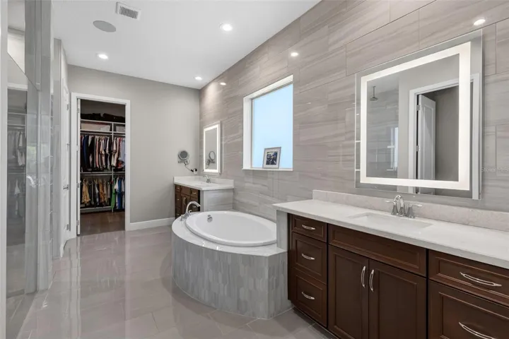 Spa inspired primary bath