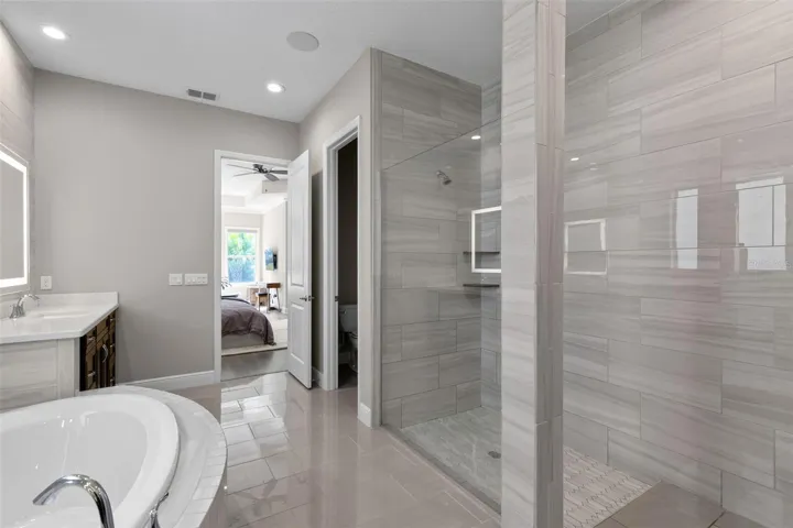 Spa inspired primary bath