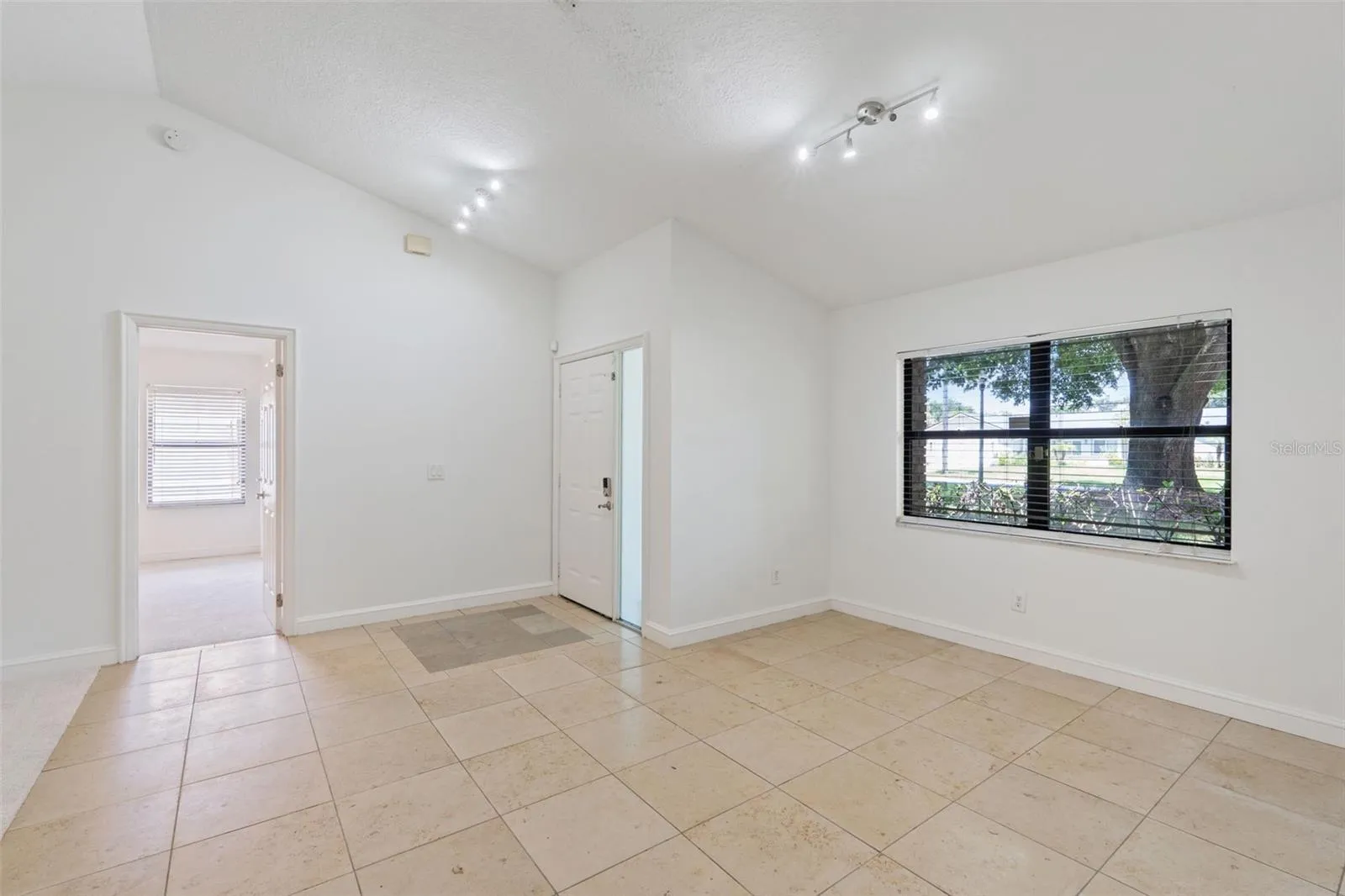 Dining room with view of front yard