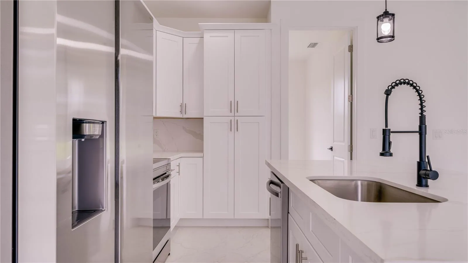 High end Samsung Stainless Steel appliances. Built in Pantry!