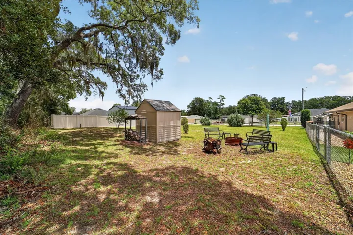 Extra lot from far corner toward street