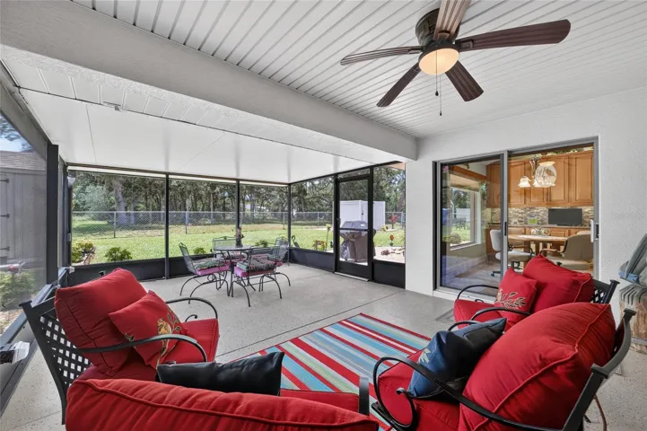 Rear Patio/ Screened Porch