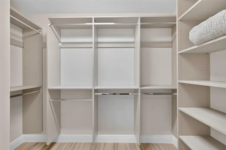 Primary Bedroom Customized Walk-In  Closet