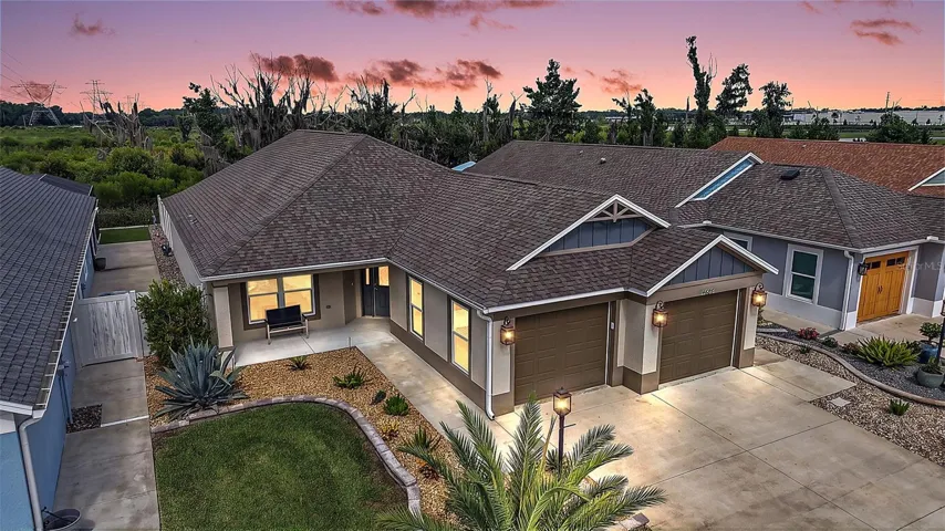 Twilight Front Elevation