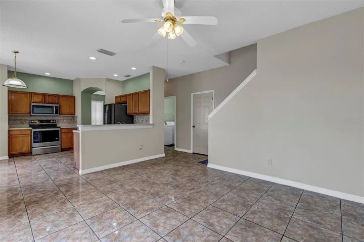 Kitchen view from Family Room