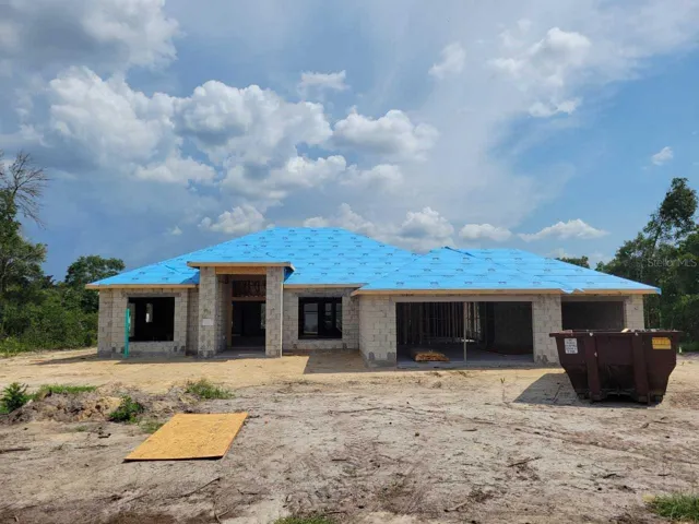 Actual picture of home under construction!