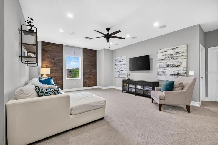Venture upstairs to the 2nd story loft