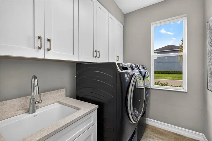 First floor laundry