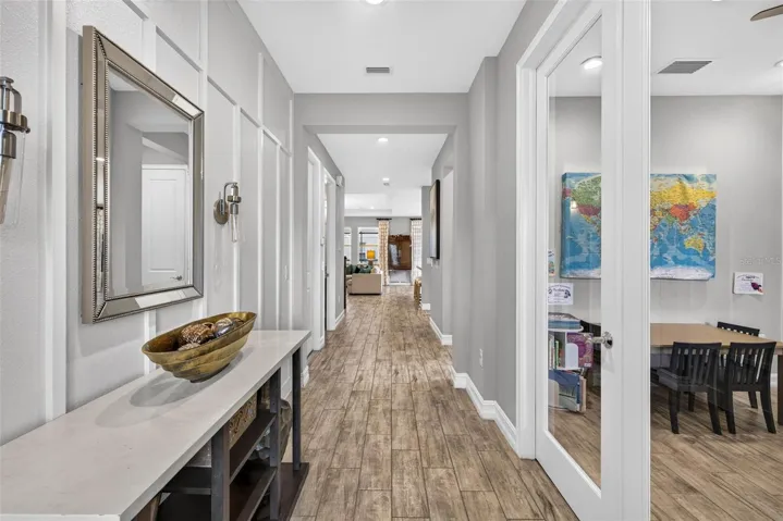Entryway - to the right is the first floor office.