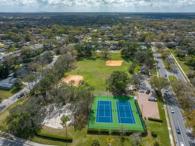 Wekiva Tennis Courts and Ball Field - Aerial View