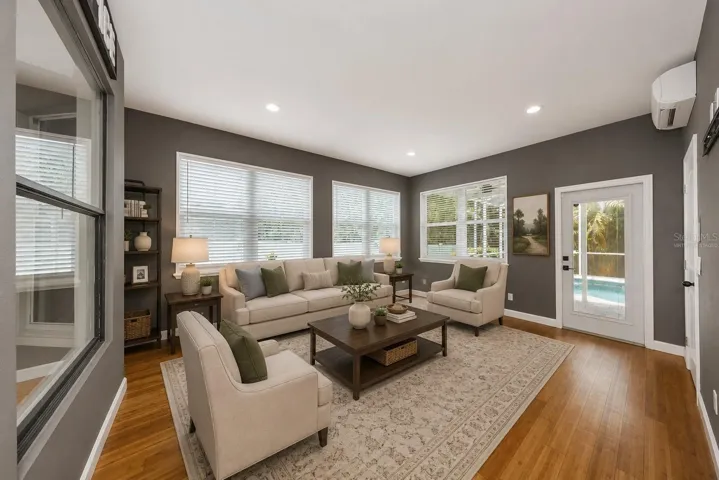 Virtually Staged Sitting Room